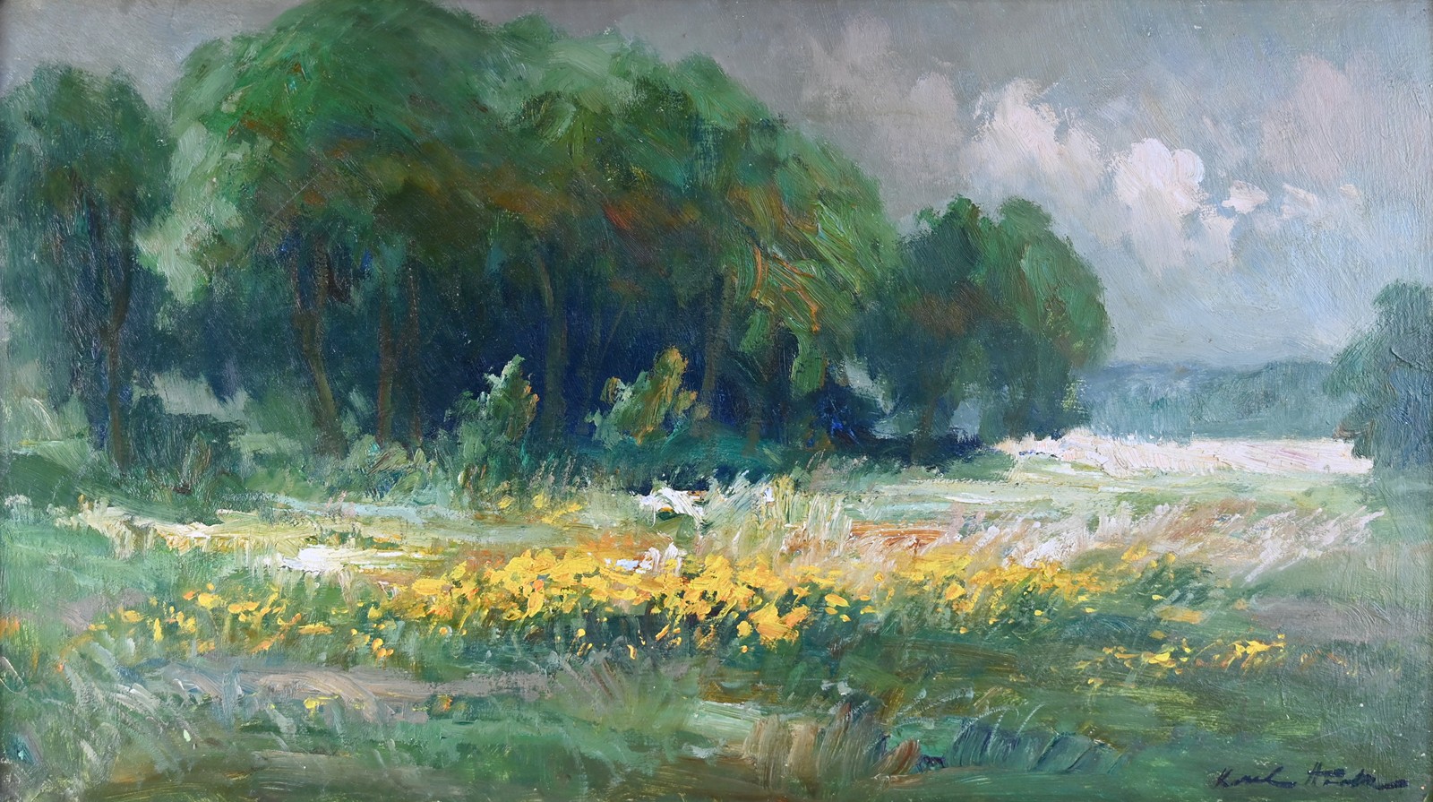 Karel Hodr (1910-2002) - Rozkvetlá louka