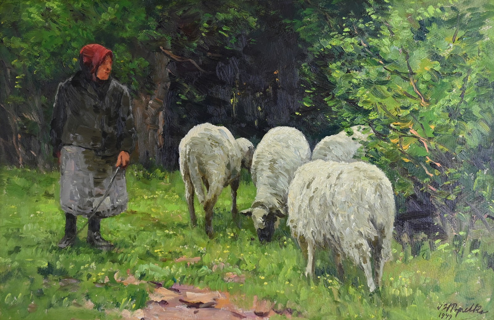 Vojtěch Hynek Popelka (1888-1961) - Na pastvě