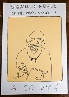 Vladimír Jiránek (1938-2012) - Sigmund Freud se při práci smál