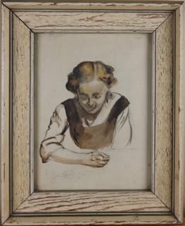 Jan Dědina (1870-1955) - Čtenářka