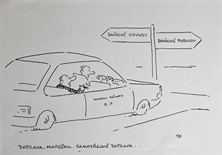 Vladimír Jiránek (1938-2012) - 4x originální kresba