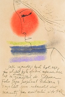 Ota Janeček (1919-1996) - Dívčí tvář