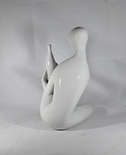 Jaroslav Ježek 1923 - 2002) - Royal Dux, Soška, Sedící žena
