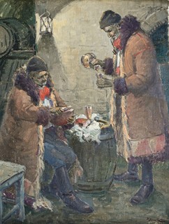 Bohumil Berghauer (1910 - 1972) - Folklorní motiv