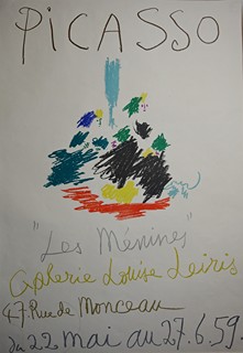 Pablo Picasso (1881-1973) - Les Ménines-plakát k výstavě