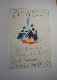 Pablo Picasso (1881-1973) - Les Ménines-plakát k výstavě