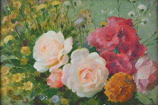 František Antonín Jelínek (1890-1977) - Kytice růží