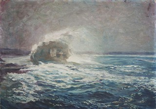 Alois Wierer (1878 - 1945) - Mořský příboj