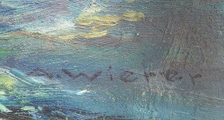 Alois Wierer (1878 - 1945) - Mořský příboj