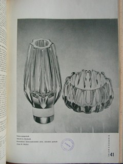 Antonín Drobník (1925 - 2007) - Broušená vázička