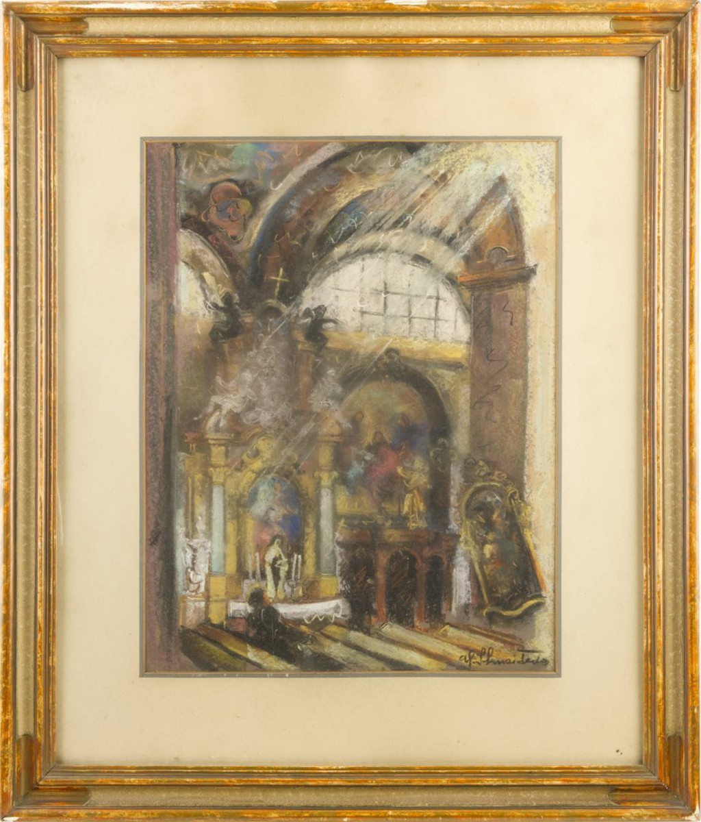 Alois Schneiderka (1896-1958) - CHRÁMOVÝ INTERIÉR