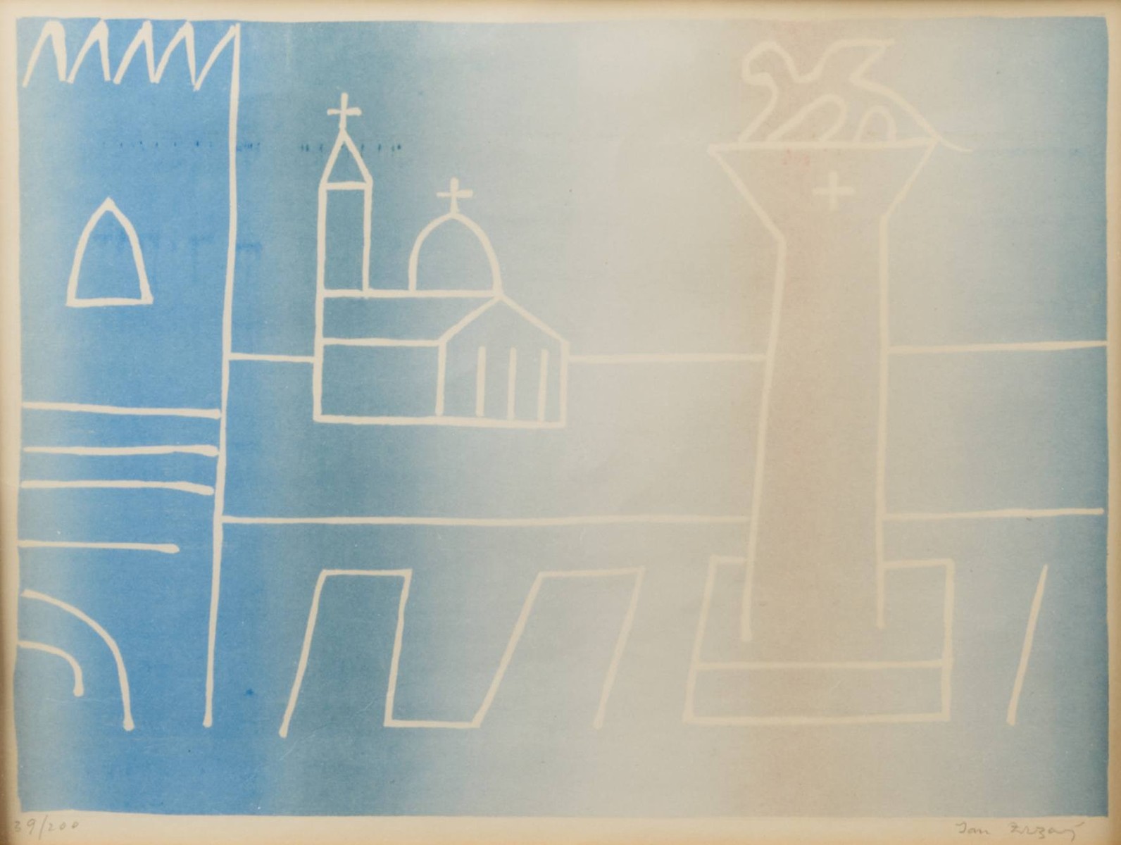 Jan Zrzavý (1890-1977) - NÁMĚSTÍ SV. MARKA