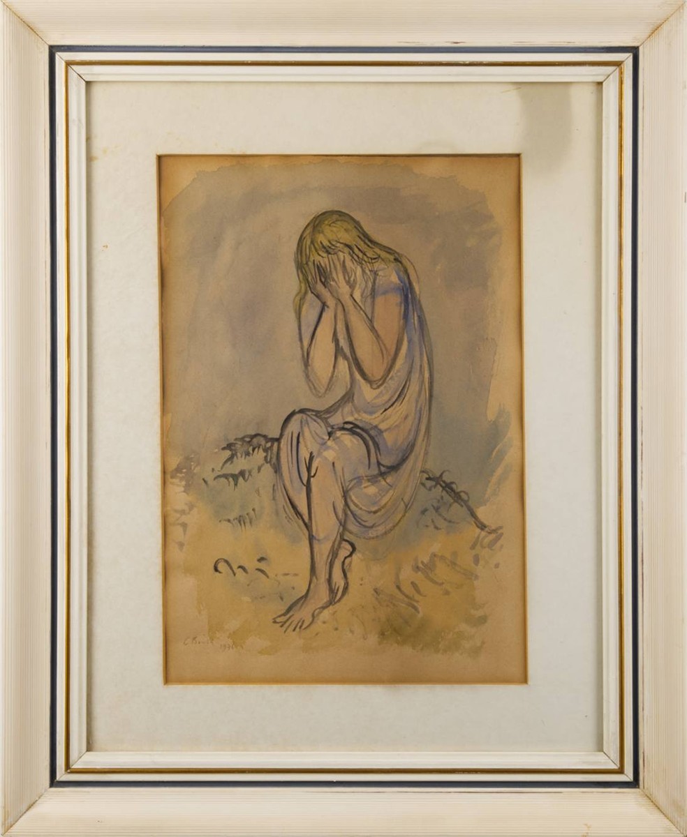 Cyril Bouda (1901-1984) - PLAČÍCÍ DÍVKA