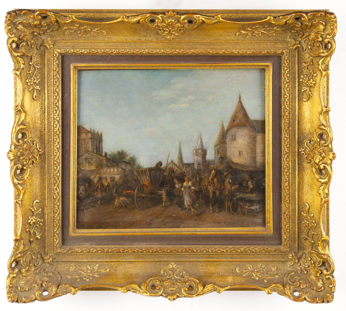 Alfred Friedländer (1860-1927) - TRŽNICE VE MĚSTĚ