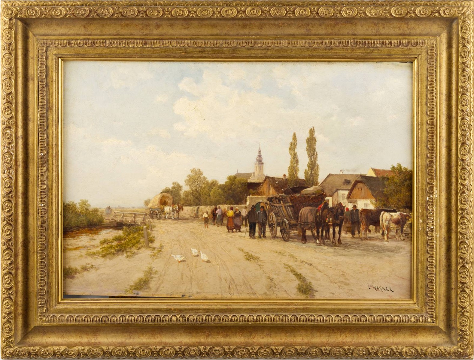 Carl Wagner (1796-1867) - PARTIE U PERCHTOLDSDORFU