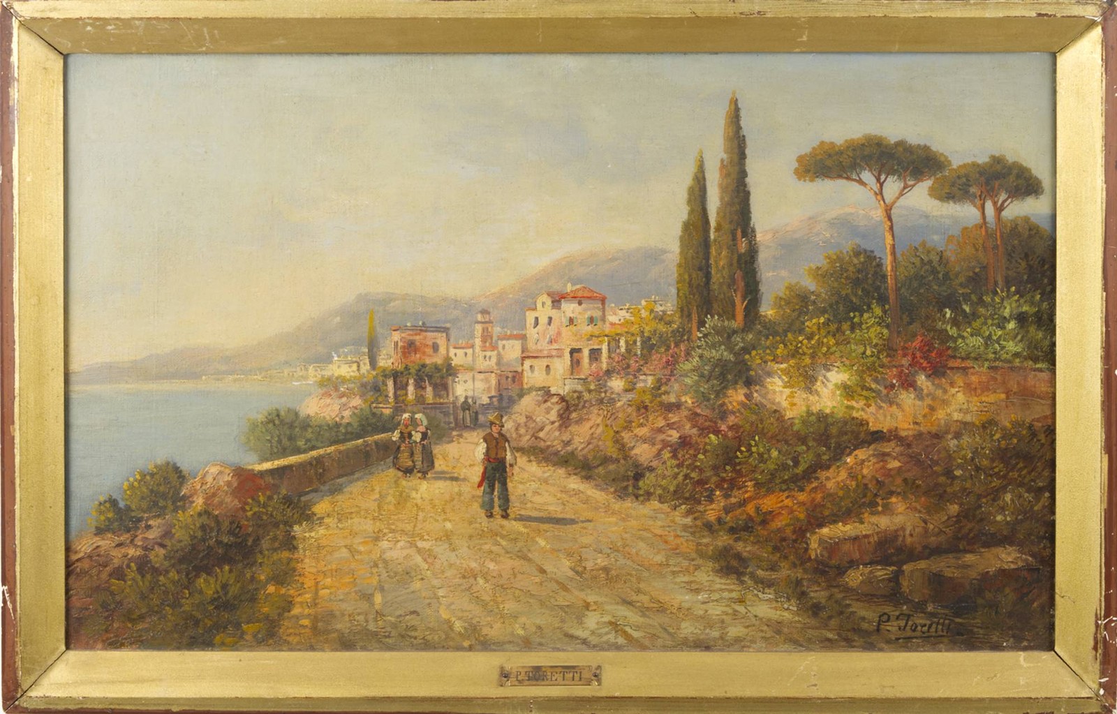 Pietro Toretti (1888-1927) - PROCHÁZKA PO POBŘEŽÍ AMALFI