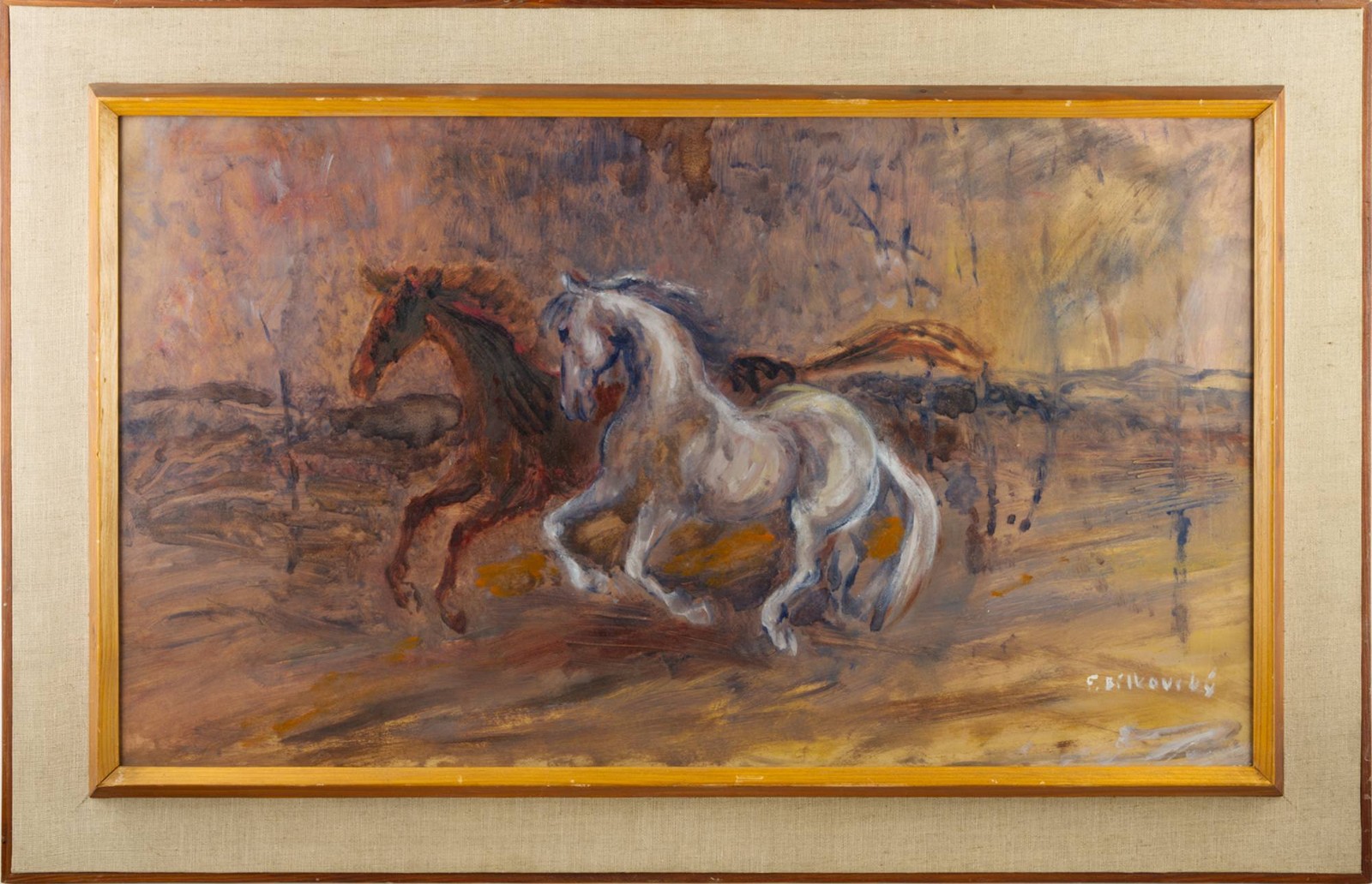 František Bílkovský (1909-1998) - DIVOCÍ KONĚ