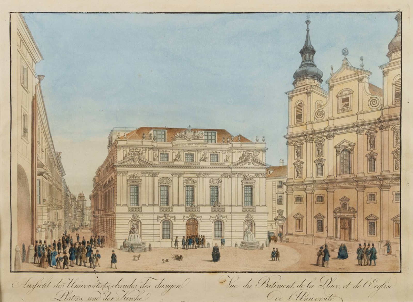 Carl Schütz (1745-1800) Johann Ziegler (1749-1812) - DVOJICE MĚSTSKÝCH VEDUT