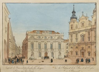 Carl Schütz (1745-1800) Johann Ziegler (1749-1812) - DVOJICE MĚSTSKÝCH VEDUT