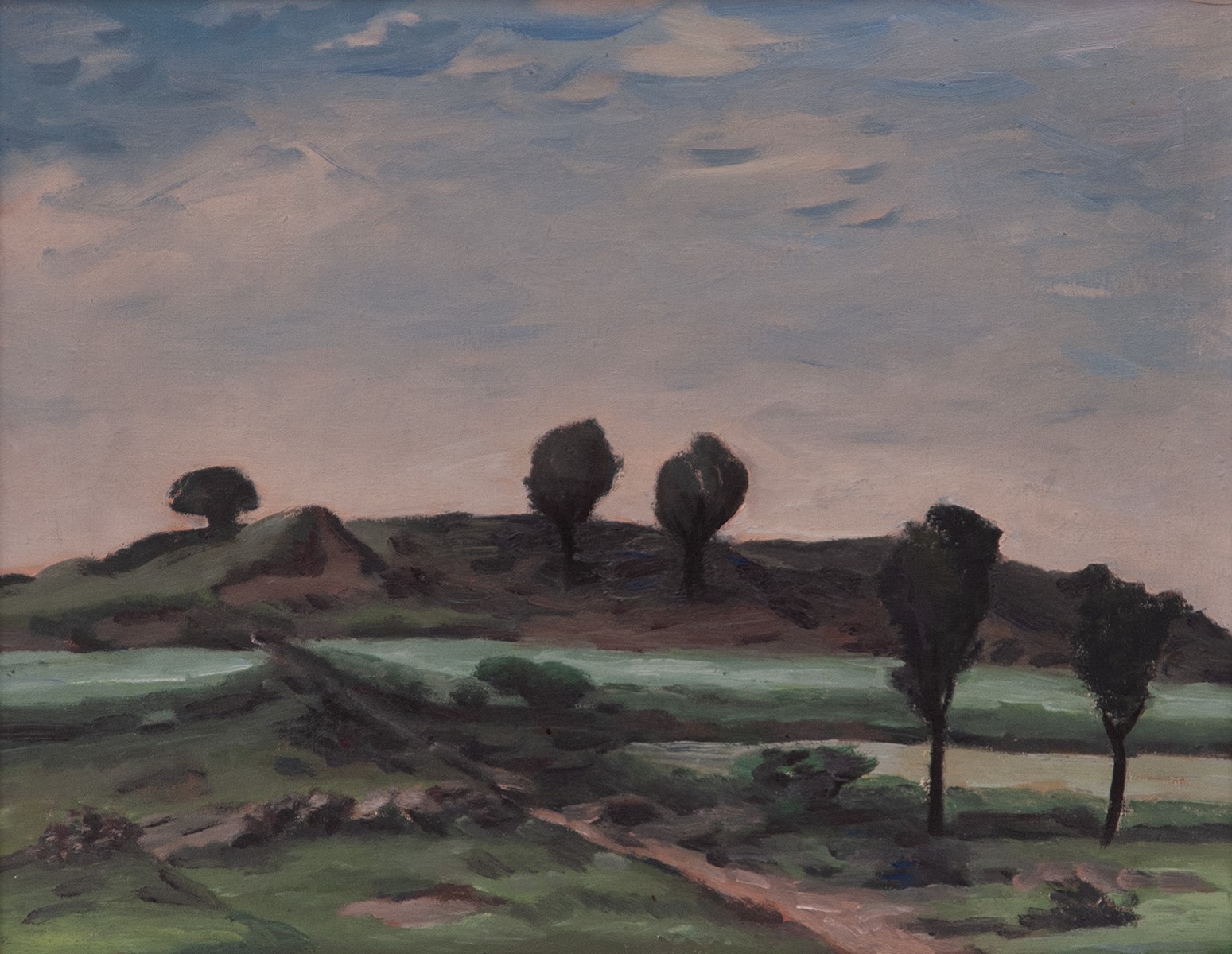František Foltýn (1891 - 1976) - Krajina se stromy