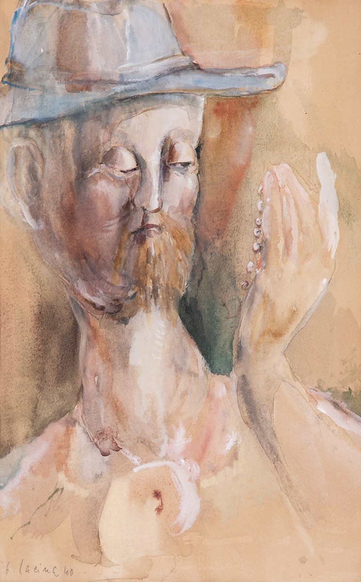 Bohdan Lacina (1912 - 1971) - Portrét básníka