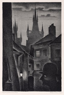 Otakar Mrkvička (1898 - 1957) - Týnská ulice