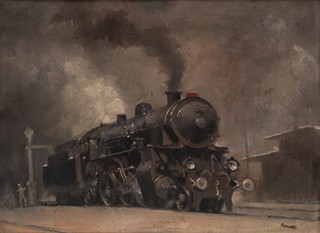 Jaroslav Ronek (1892 - 1962) -  Parní lokomotiva