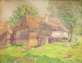 Jindřich Bubeníček (1856 - 1935) - Mlýn v Borku u Miličína