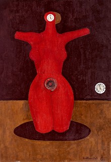 Eduard Halberšát (1937 - 2025) -  Červená figura