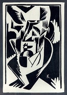 Bohumil Kubišta (1884 - 1918) - Autoportrét