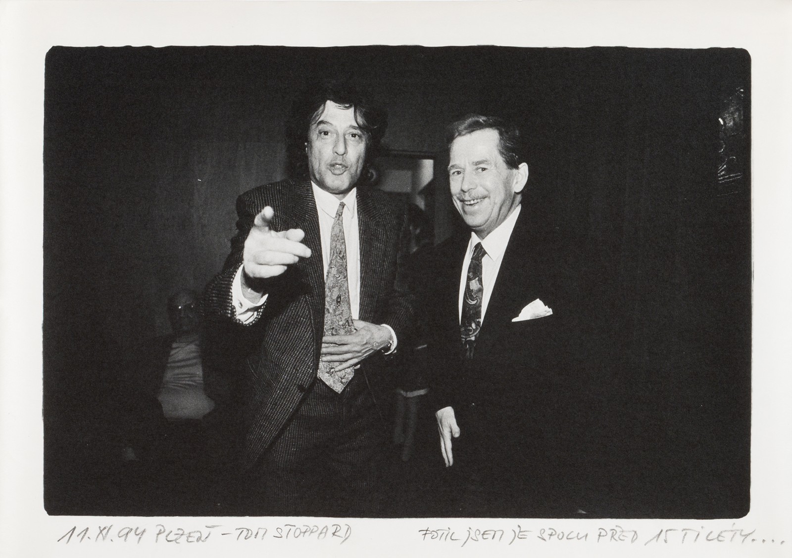 Bohdan Holomíček (1943) - Václav Havel a Tom Stoppard