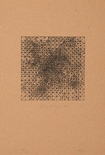 František Kyncl (1934 - 2011) - Malá monostruktura na hnědé