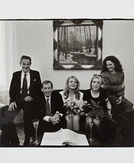 Alan Pajer (1948) a další - Václav Havel a Dagmar Havlová