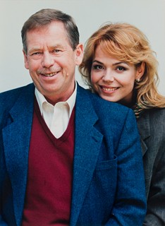 Alan Pajer (1948) a další - Václav Havel a Dagmar Havlová