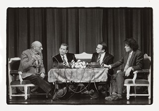 Bohdan Holomíček (1943) - Václav Havel na konferenci PEN klubu