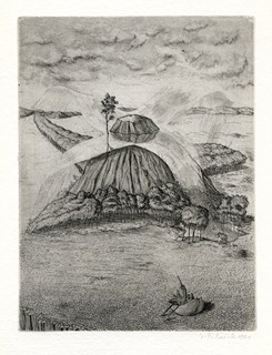 Jindřich Pileček (1944-2002) / Jiří Daníček - Bibliofilie "Plavba potopené lodi"
