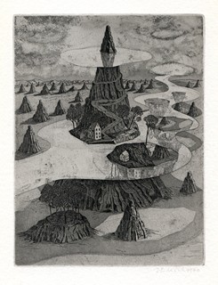 Jindřich Pileček (1944-2002) / Jiří Daníček - Bibliofilie "Plavba potopené lodi"