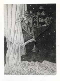 Jindřich Pileček (1944-2002) / Jiří Daníček - Bibliofilie "Plavba potopené lodi"