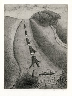 Jindřich Pileček (1944-2002) / Jiří Daníček - Bibliofilie "Plavba potopené lodi"