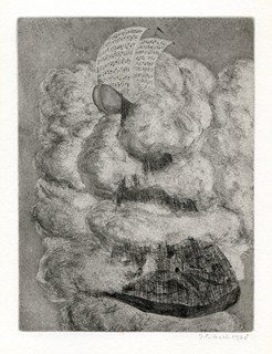 Jindřich Pileček (1944-2002) / Jiří Daníček - Bibliofilie "Plavba potopené lodi"