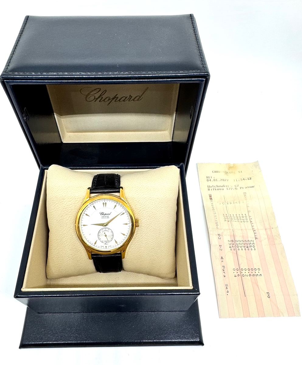 Chopard L.U.C 1860 – limitovaná edice, 18k žluté zlato, automatický Cal. 3.96, originální box