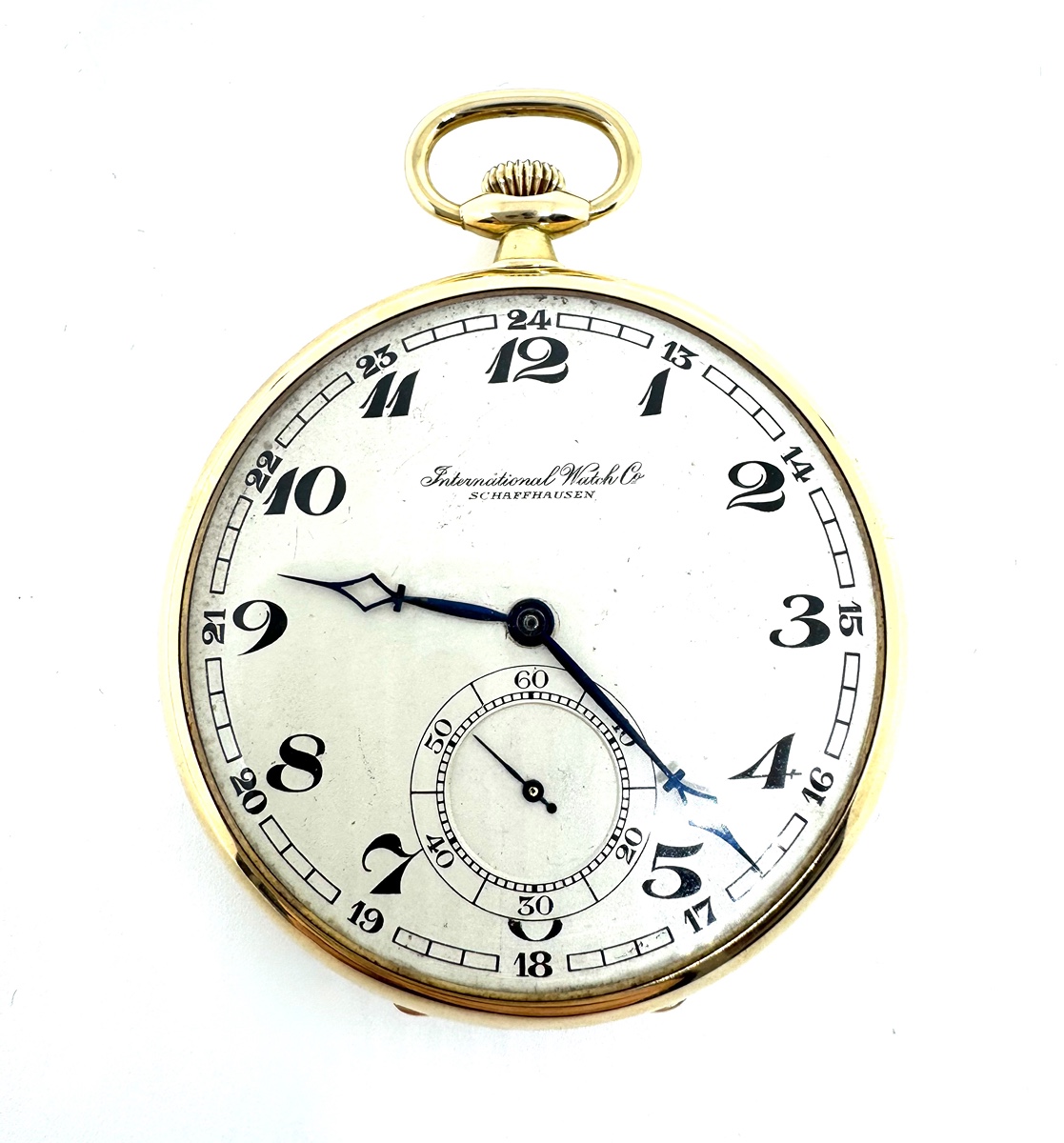 International Watch Co. Schaffhausen (IWC) – zlaté kapesní hodinky 14k