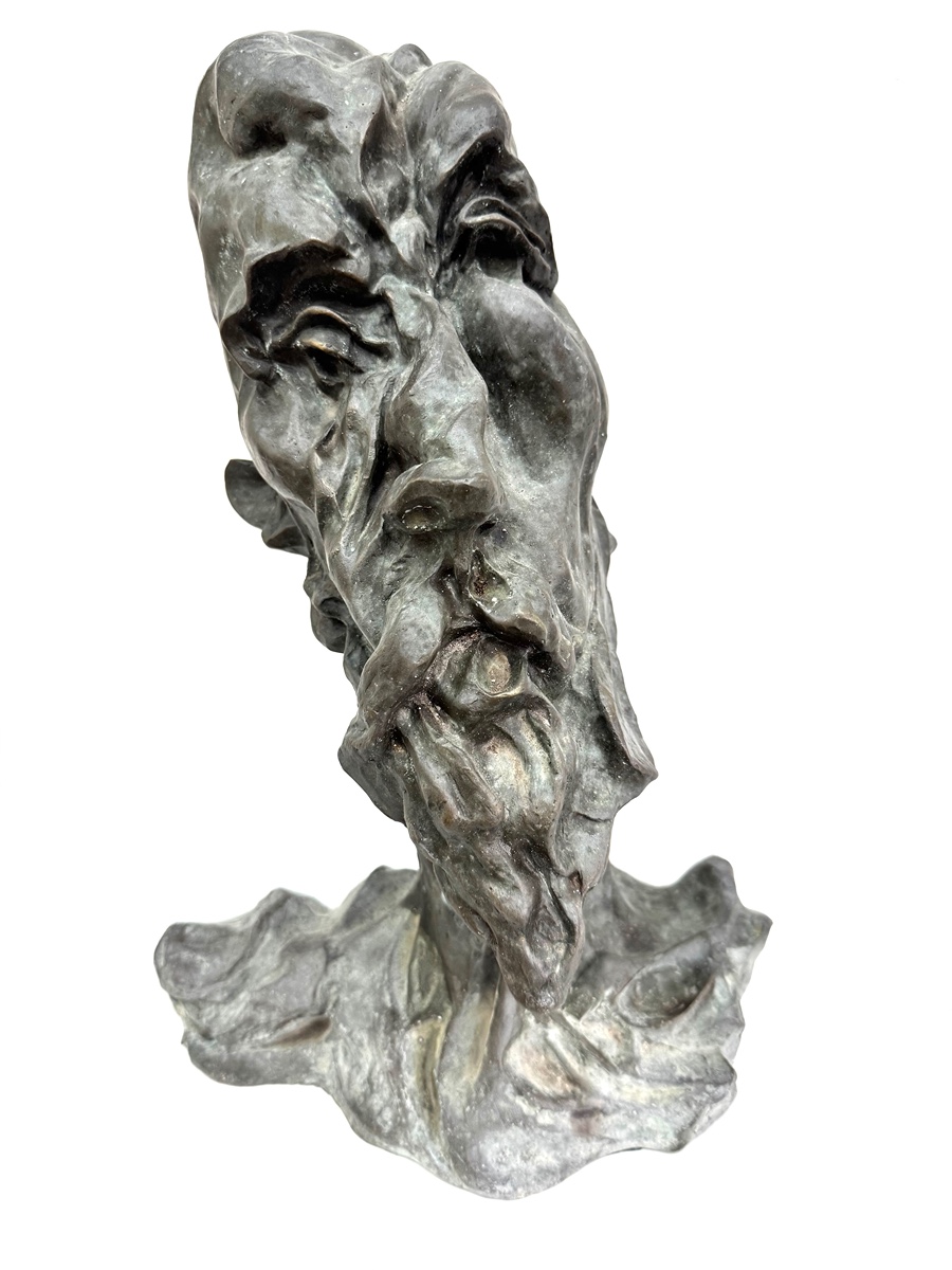 Otto Gutfreund (1889 – 1927) - Hamlet, pozdější bronzový odlitek