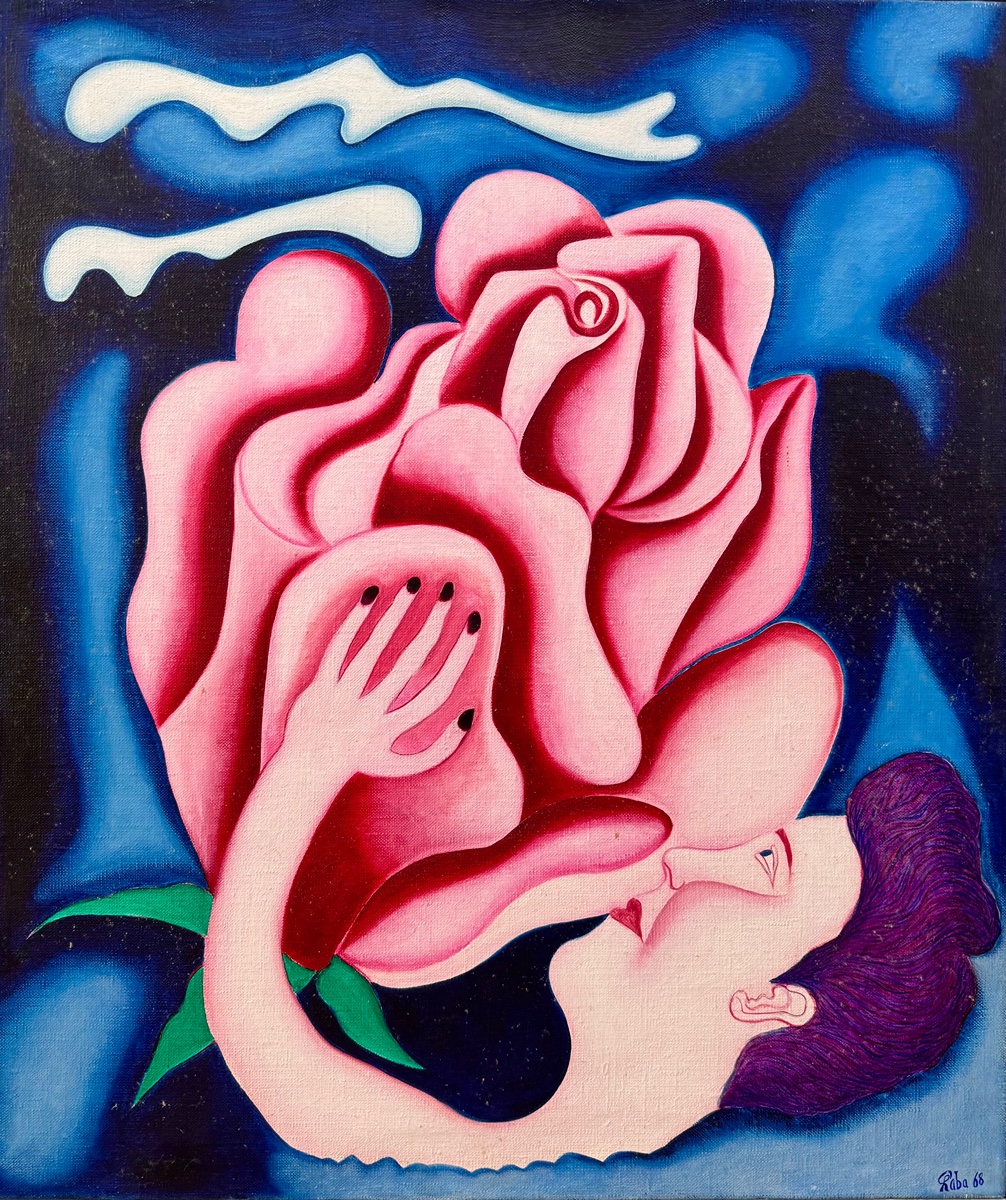 Karel Chaba (1925-2009) - Růže růžová