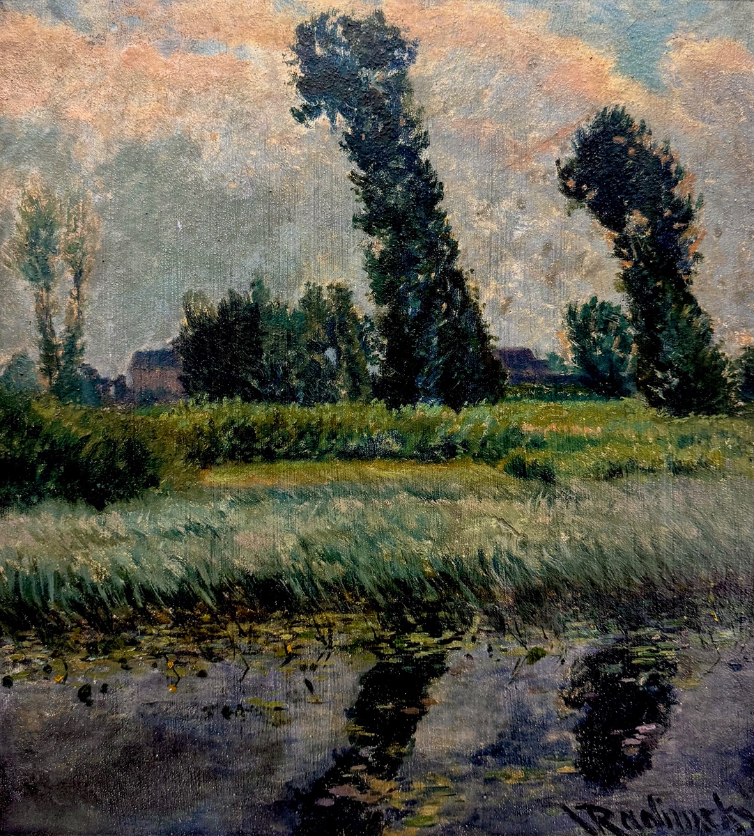 Václav Radimský (1867 - 1946) - Stromy nad řekou