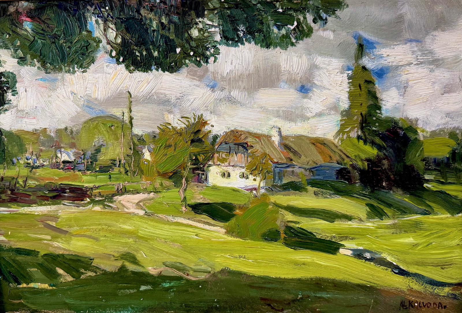 Alois Kalvoda (1875–1934) - Zelená nálada