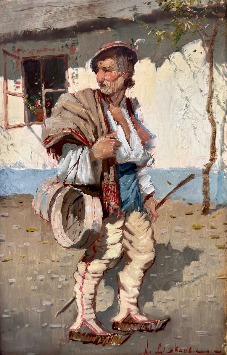 Josef Jiří Kamenický (1910 - 1981) - Pastevec v kroji