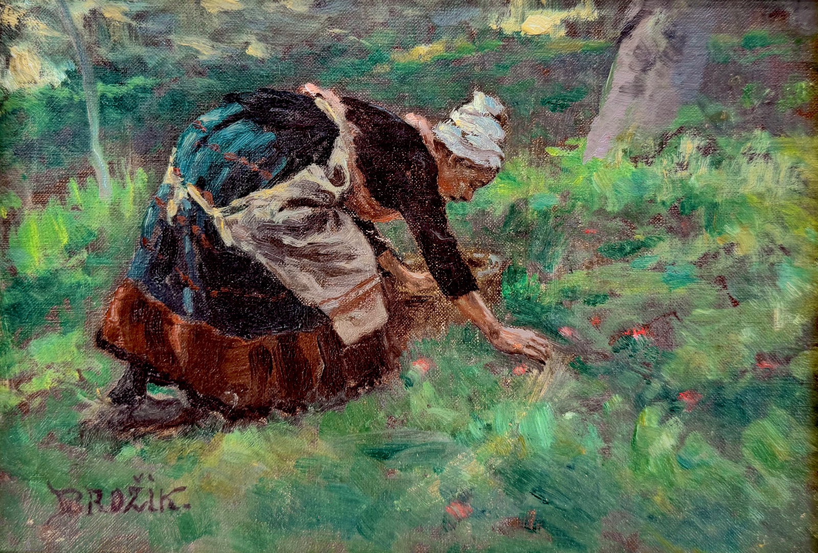 Václav Brožík (1851 - 1901) - Venkovanka