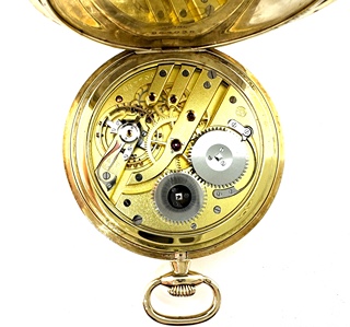 International Watch Co. Schaffhausen (IWC) – zlaté kapesní hodinky 14k