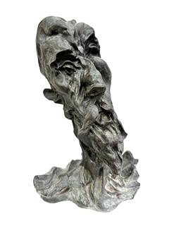 Otto Gutfreund (1889 – 1927) - Hamlet, pozdější bronzový odlitek